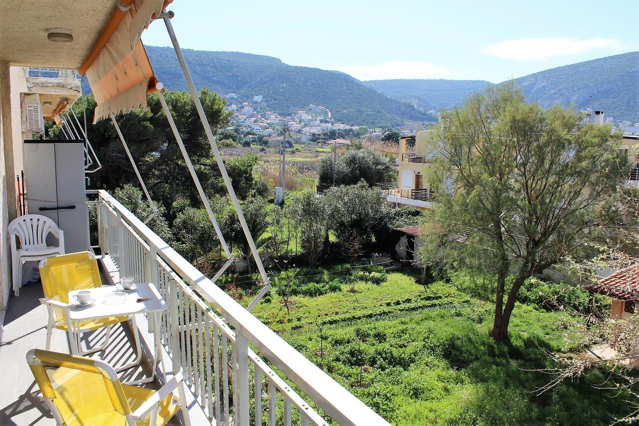 Apartment Sea View In Front Of The Beach Of Agia Marina Pórto Ráfti 외부 사진